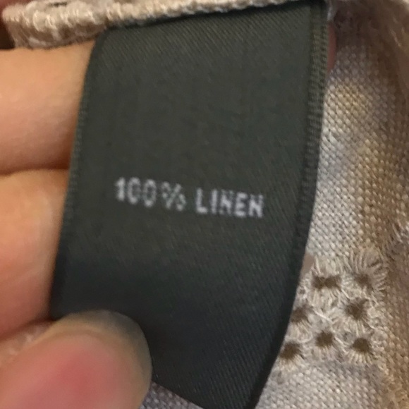 Josephine Chaus three-quarter length Linen jacket - Picture 4 of 6